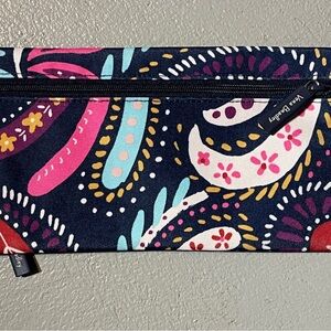 Vera Bradley Lighten Up Pencil Pouch Painted Paisley